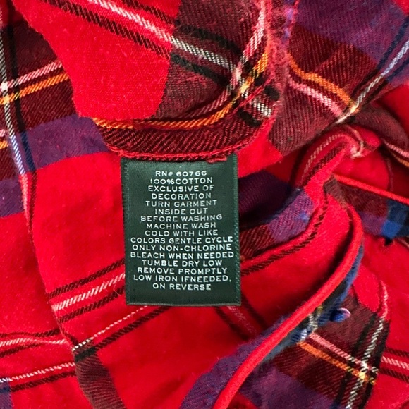 Classic Plaid Button-Down Pajama Shirt - Picture 3 of 6